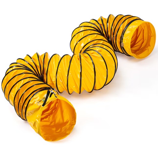 Synthetic Canvas Heat Supply Duct - 12in x 12Ft